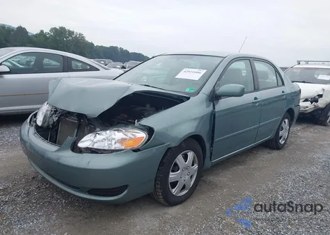 2006 Toyota Corolla Le из США, поврежденный, VIN 2T1BR30EX6C677048